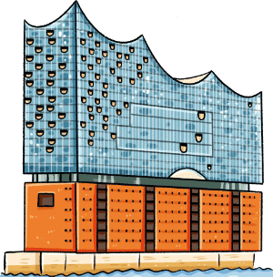 Grafik Hamburg Elphi