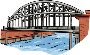 Grafik Hamburg Kornhausbrücke