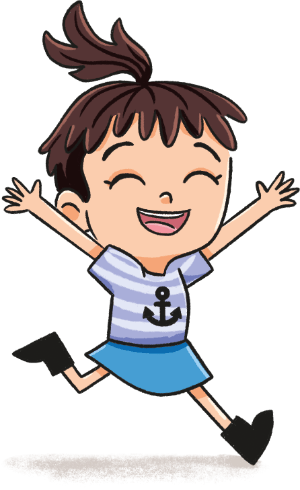 Lili Küste springend