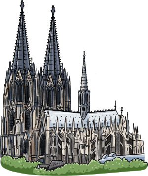 Grafik Kölner Dom