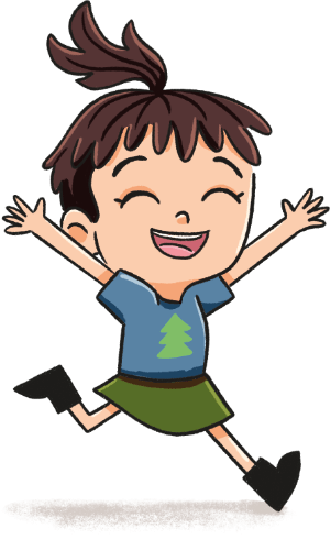 Lili Berge springend