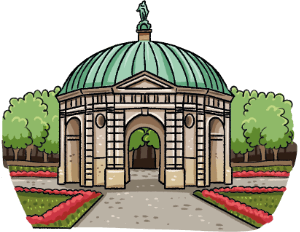 München Hofgarten Grafik